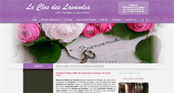 Desktop Screenshot of leclosdeslavandes.com